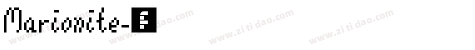 Marionite字体转换