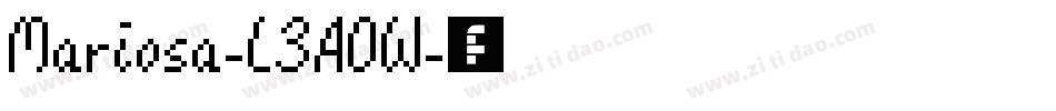 Mariosa-L3AOW字体转换