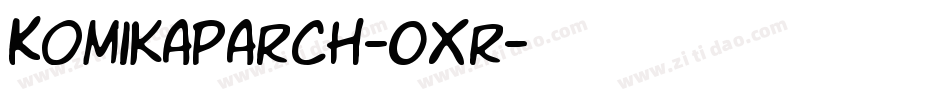 KomikaParch-0xr字体转换