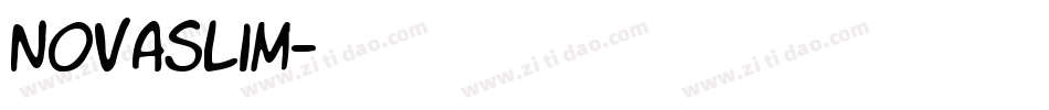 NovaSlim字体转换