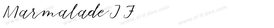 MarmaladeJF字体转换