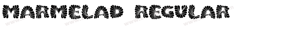 Marmelad-Regular字体转换