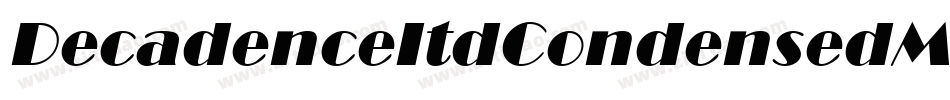 DecadenceItdCondensedMarquee-WpJn字体转换