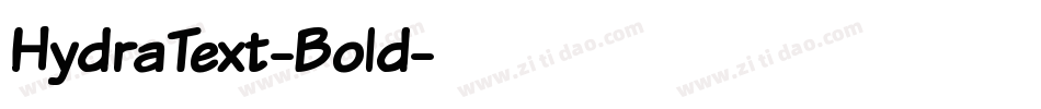 HydraText-Bold字体转换
