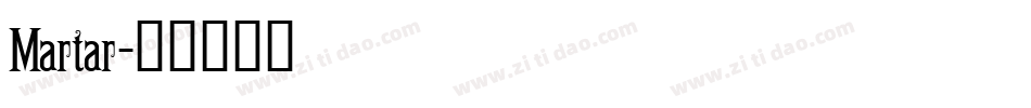Martar字体转换