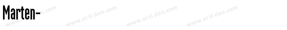 Marten字体转换