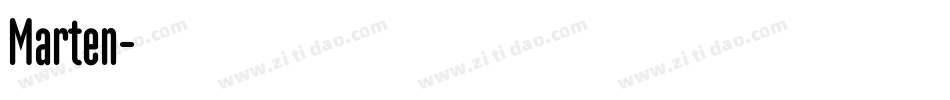 Marten字体转换
