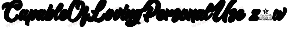CapableOfLovingPersonalUse-z4w4字体转换