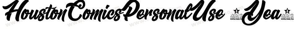 HoustonComicsPersonalUse-6Yea1字体转换