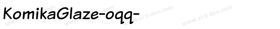 KomikaGlaze-oqq字体转换