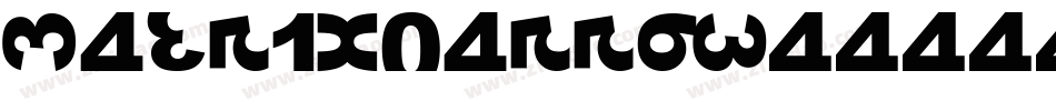 MatrixNarrow字体转换