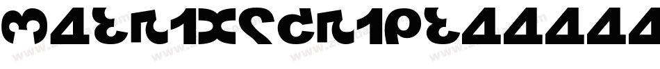 MatrixScript字体转换