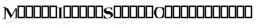 MatrixInlineScriptOldstyle字体转换