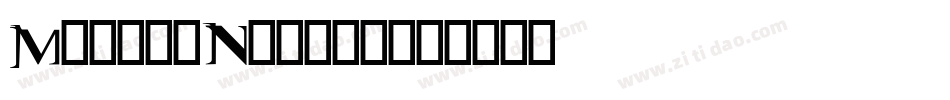 MatrixNarrow字体转换