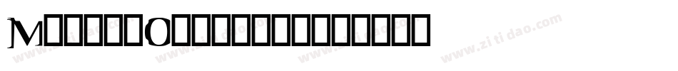 MatrixOldstyle字体转换