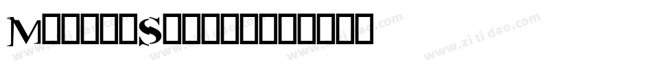 MatrixScript字体转换