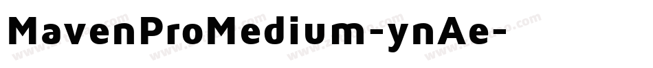 MavenProMedium-ynAe字体转换