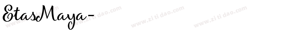 EtasMaya字体转换