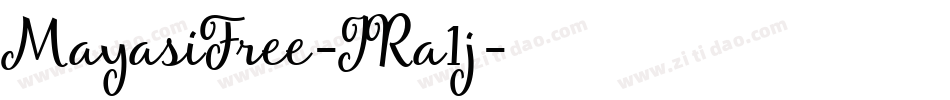 MayasiFree-JRa1j字体转换