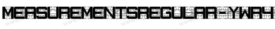 MeasurementsRegular-Ywr4字体转换