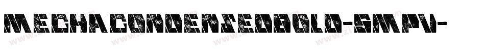 MechaCondensedBold-5mpV字体转换