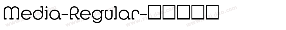 Media-Regular字体转换