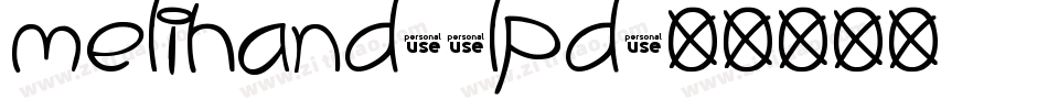 Melihand-6LPD字体转换