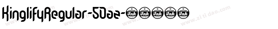 KinglifyRegular-5Daz字体转换