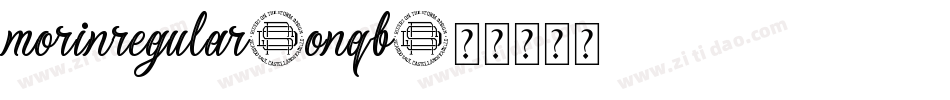 MorinRegular-onqB字体转换