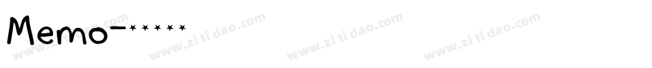 Memo字体转换