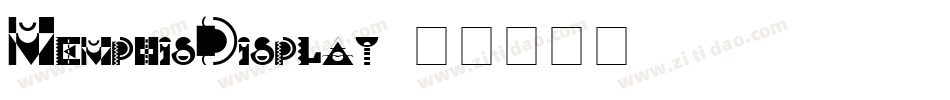 MemphisDisplay字体转换