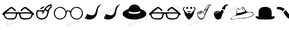 CrappyClothing字体转换