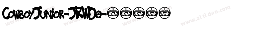 CowboyJunior-JRWDa字体转换