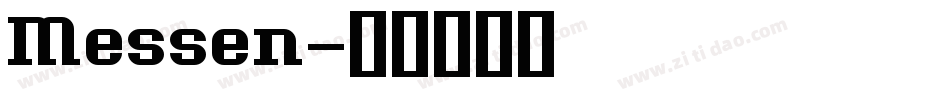 Messen字体转换