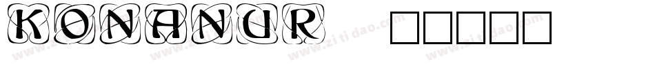 Konanur_字体转换
