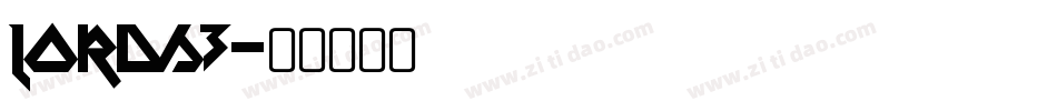 LORDS3字体转换