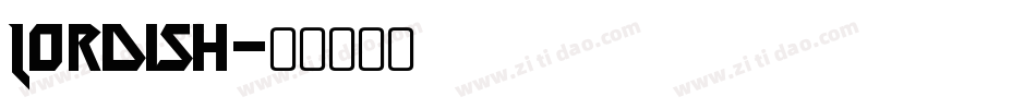 Lordish字体转换
