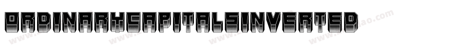 OrdinaryCapitalsInverted字体转换