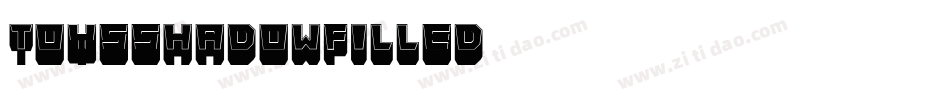 ToysShadowFilled字体转换