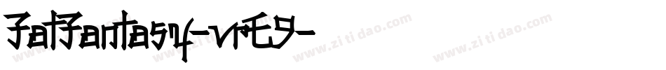 FatFantasy-vrE9字体转换