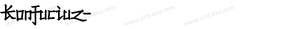Konfuciuz字体转换