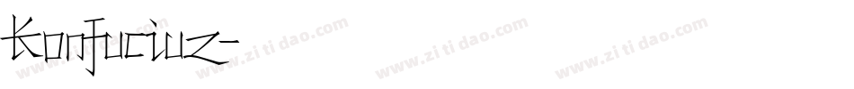 Konfuciuz字体转换
