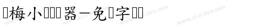 婳梅小记转换器字体转换
