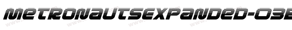 MetronautsExpanded-O3BP字体转换