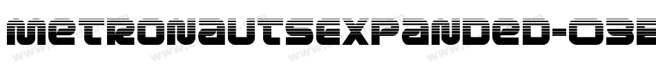 MetronautsExpanded-O3BP字体转换