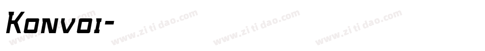 Konvoi字体转换
