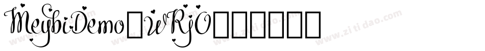 MeybiDemo-WRjO字体转换