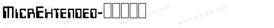 MicrExtended字体转换