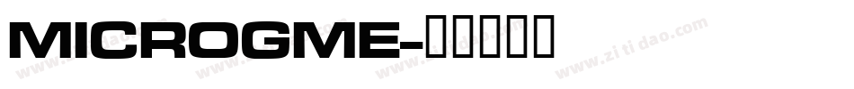 MICROGME字体转换
