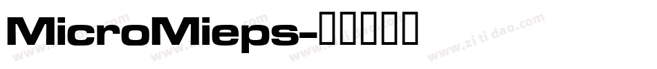 MicroMieps字体转换